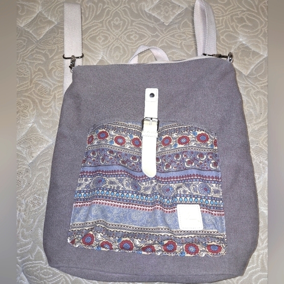 canvas artisans Handbags - A Canvas Artisan boho backpack/bag, satchel carry-all.